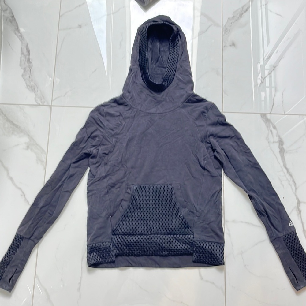Alo Yoga long sleeved hooded top